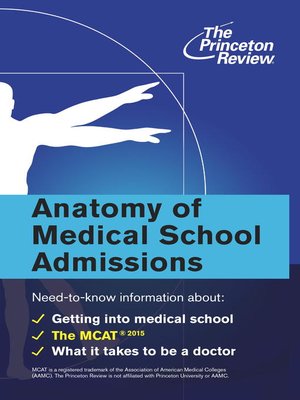 cover image of Anatomy of Medical School Admissions